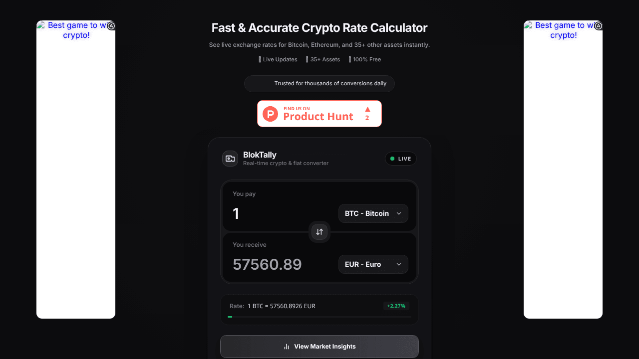 BlokTally website screenshot