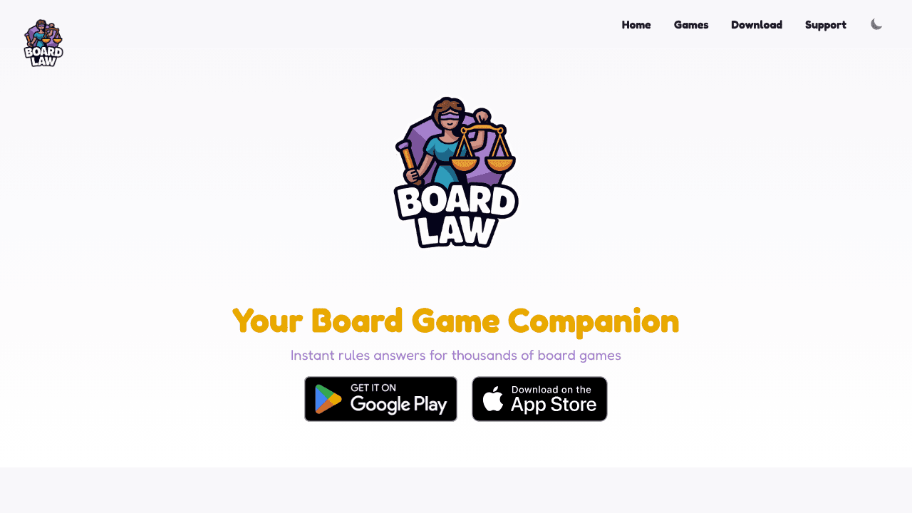 Board Law website screenshot
