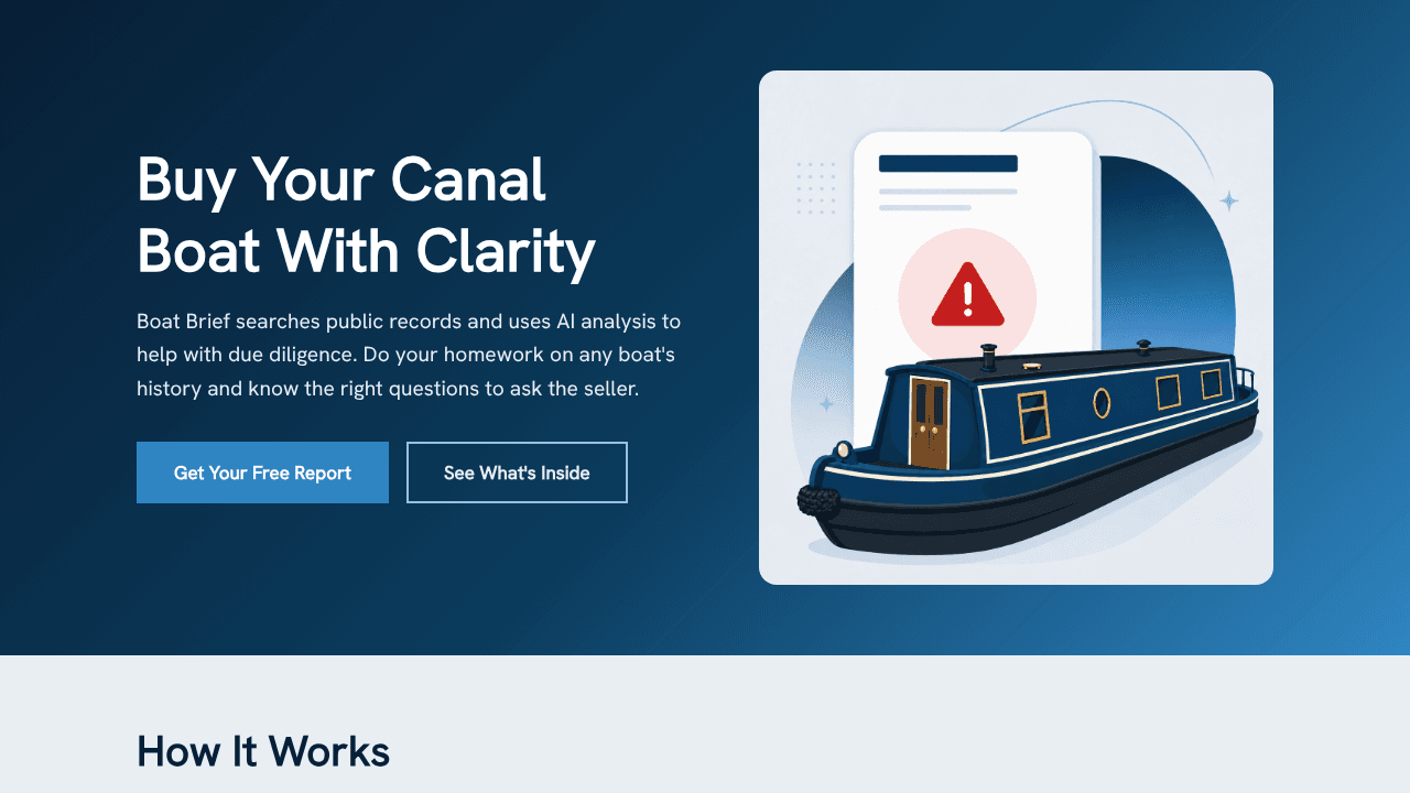 Boat Brief website screenshot