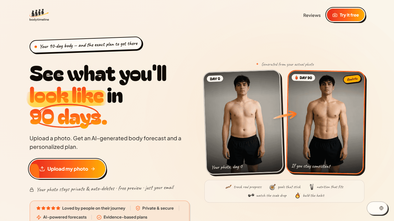 BodyTimeline website screenshot