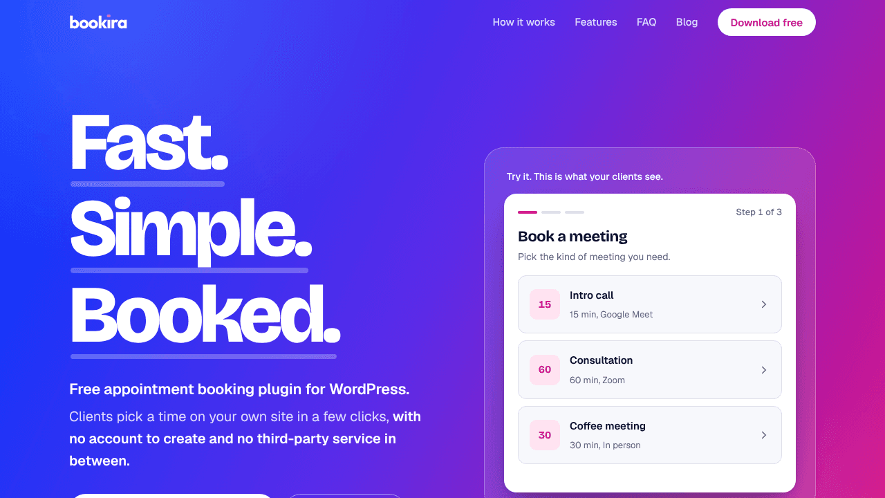 Bookira website screenshot