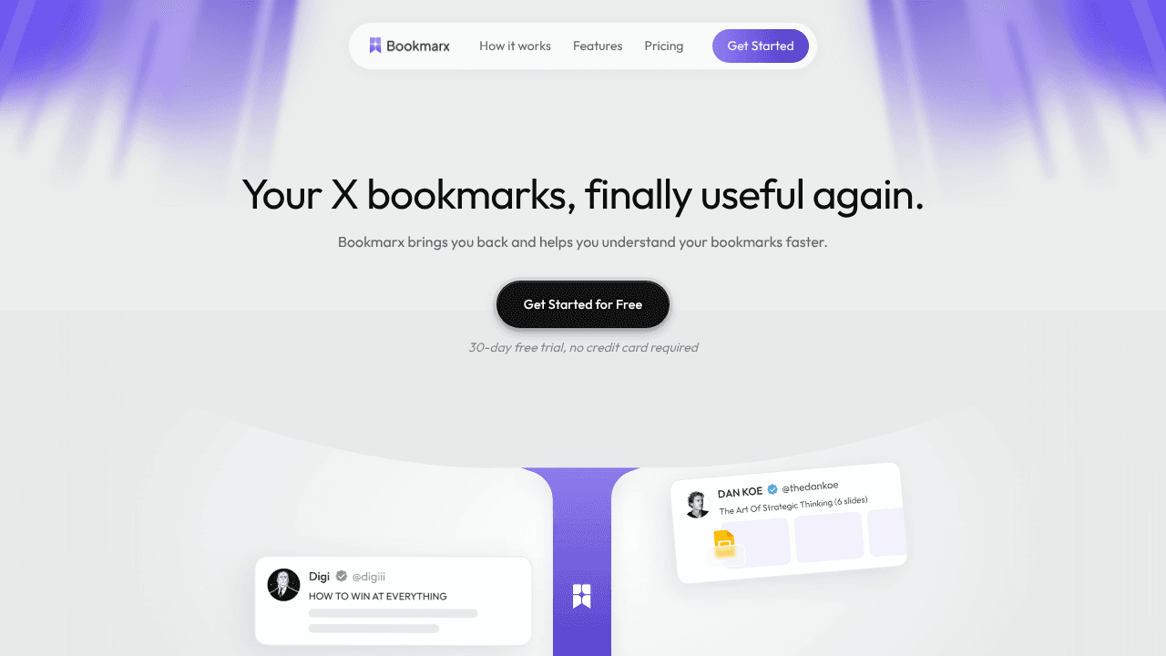 Bookmarx website screenshot