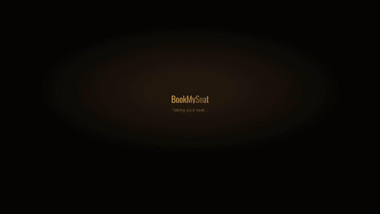 BookMySeat - book your seat website screenshot