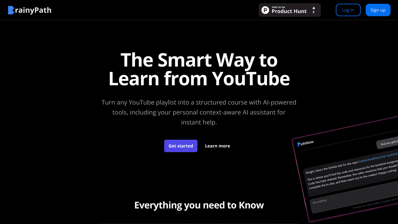 BrainyPath - Study Mode For Youtube
