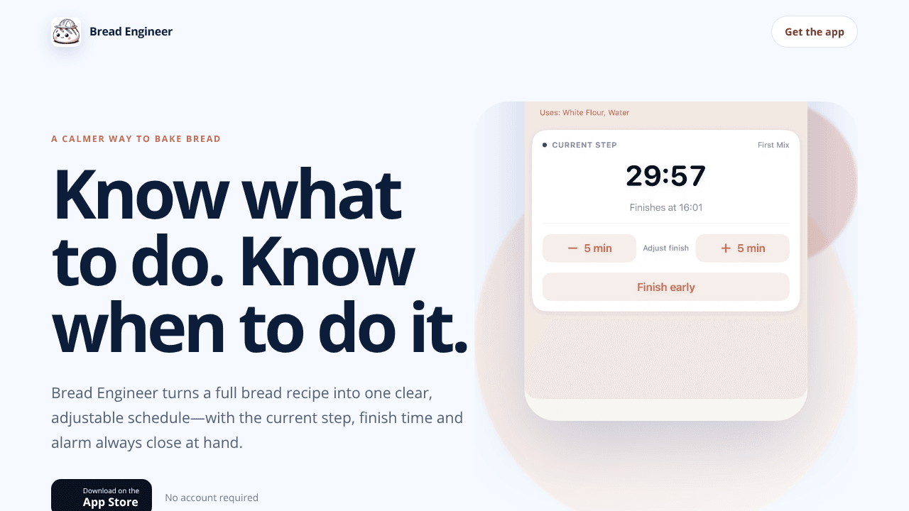 Bread Engineer website screenshot