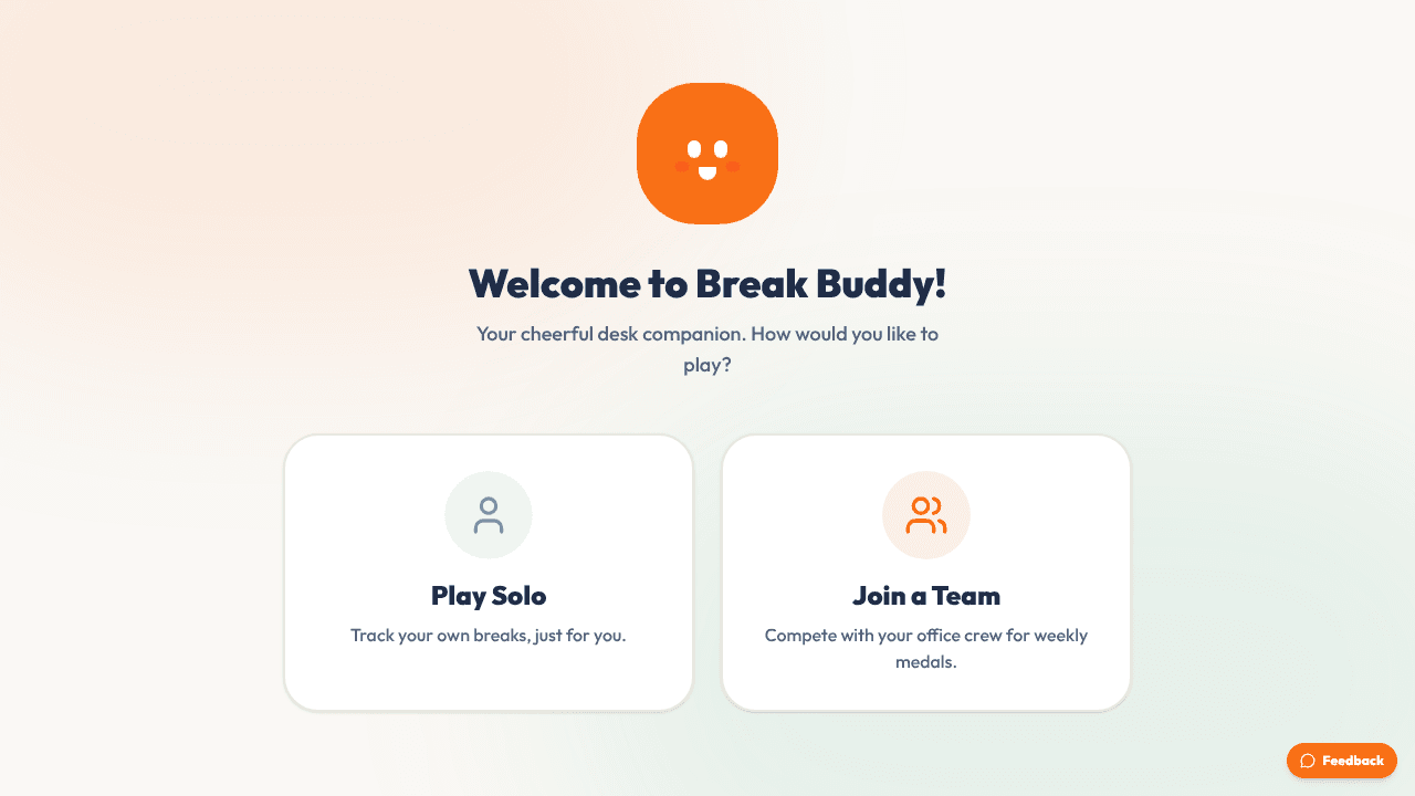 Break Buddy website screenshot