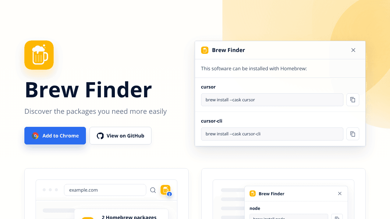 Brew Finder website screenshot