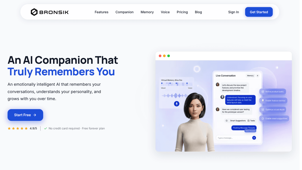 Bronsik website screenshot