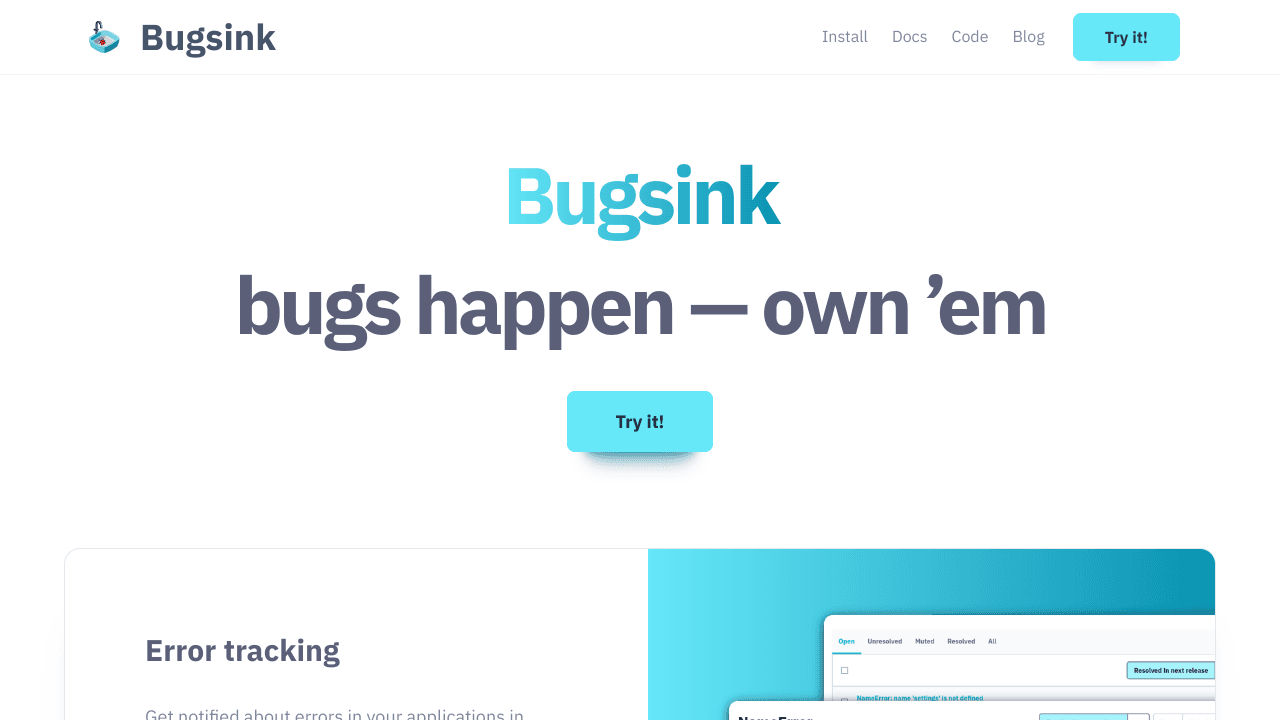 Bugsink