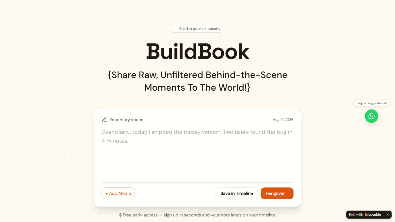 buildbook website screenshot