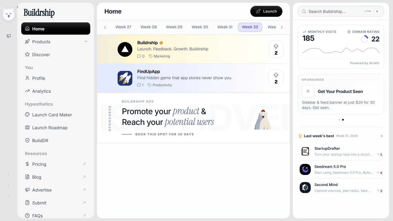 Buildrship website screenshot