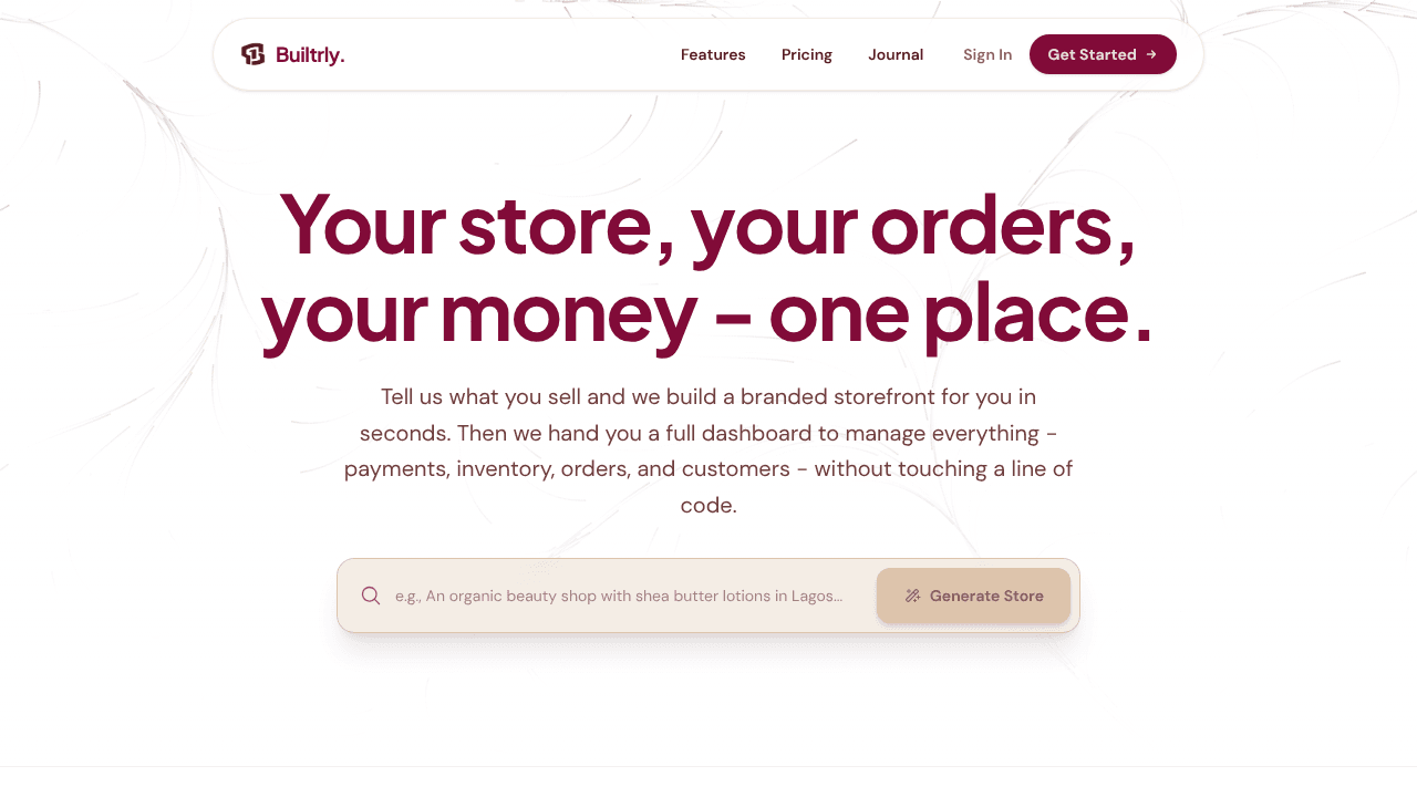 Builtrly website screenshot