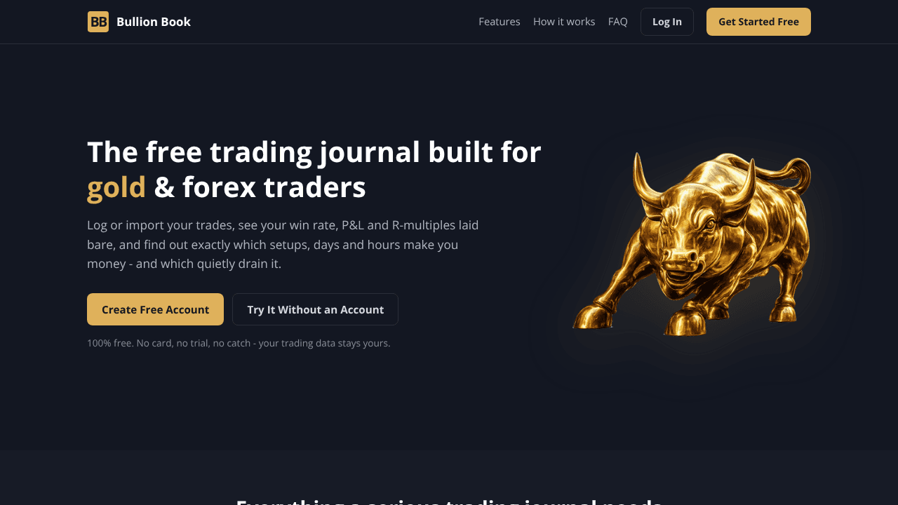 Bullion Book website screenshot
