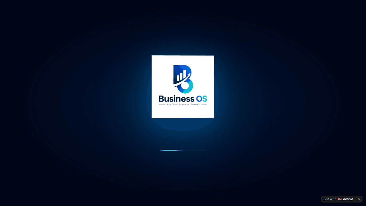 Business OS — Run Your Business.Smarter. website screenshot