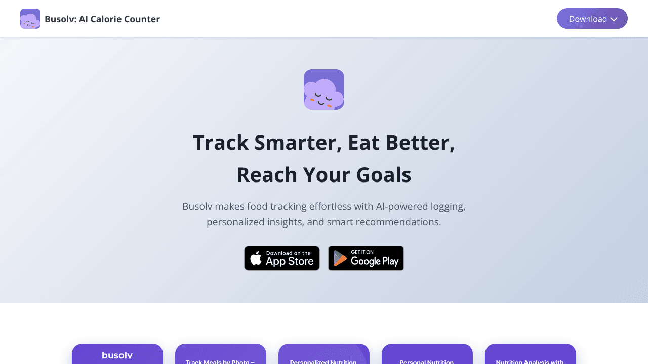 Busolv website screenshot