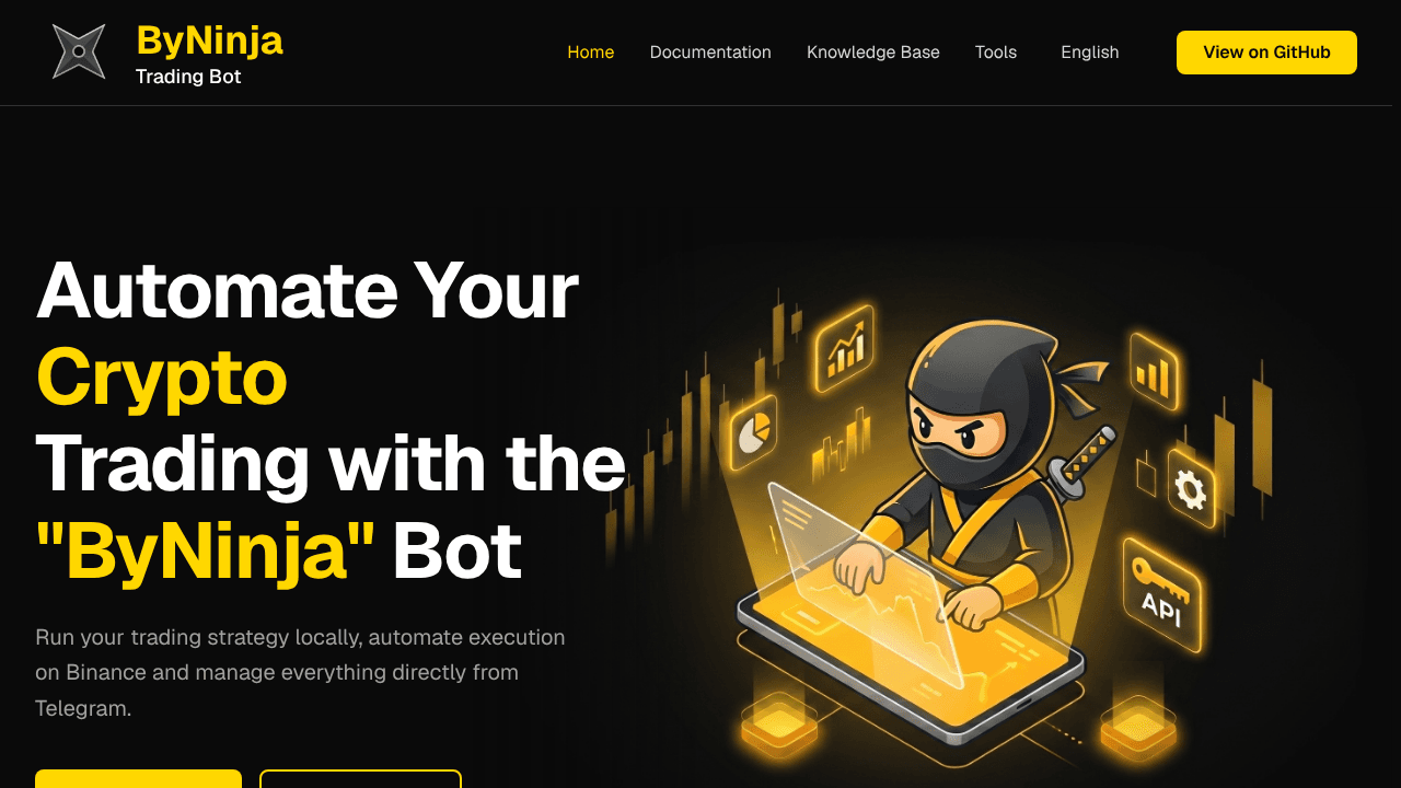 ByNinja website screenshot