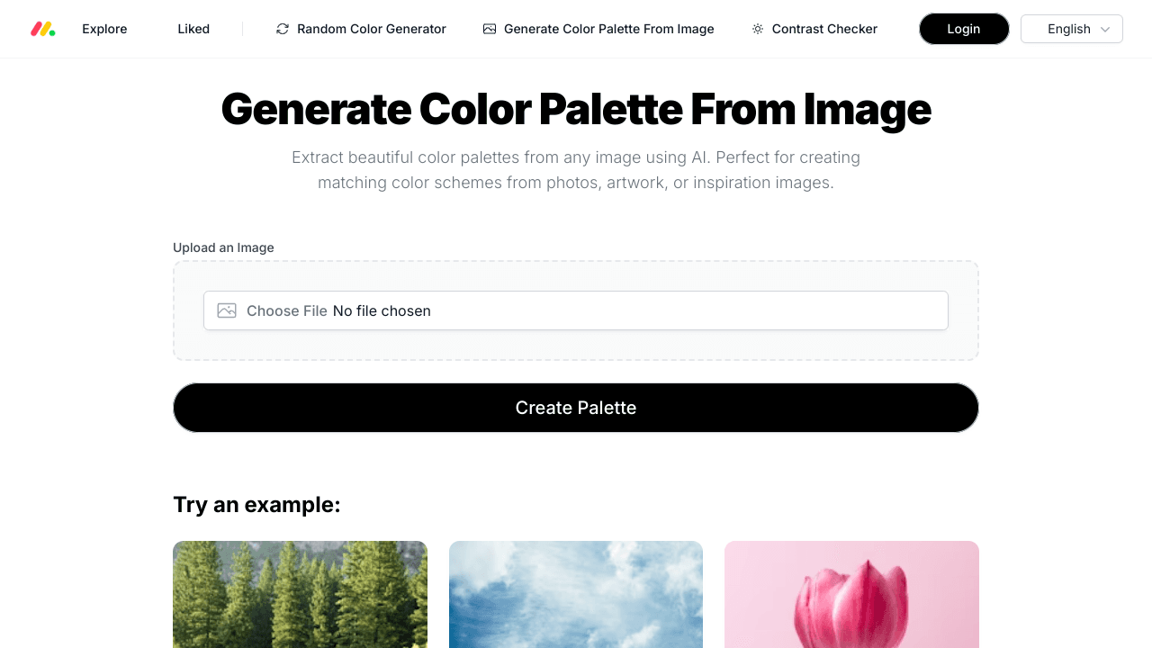 Generate Color Palette From Image