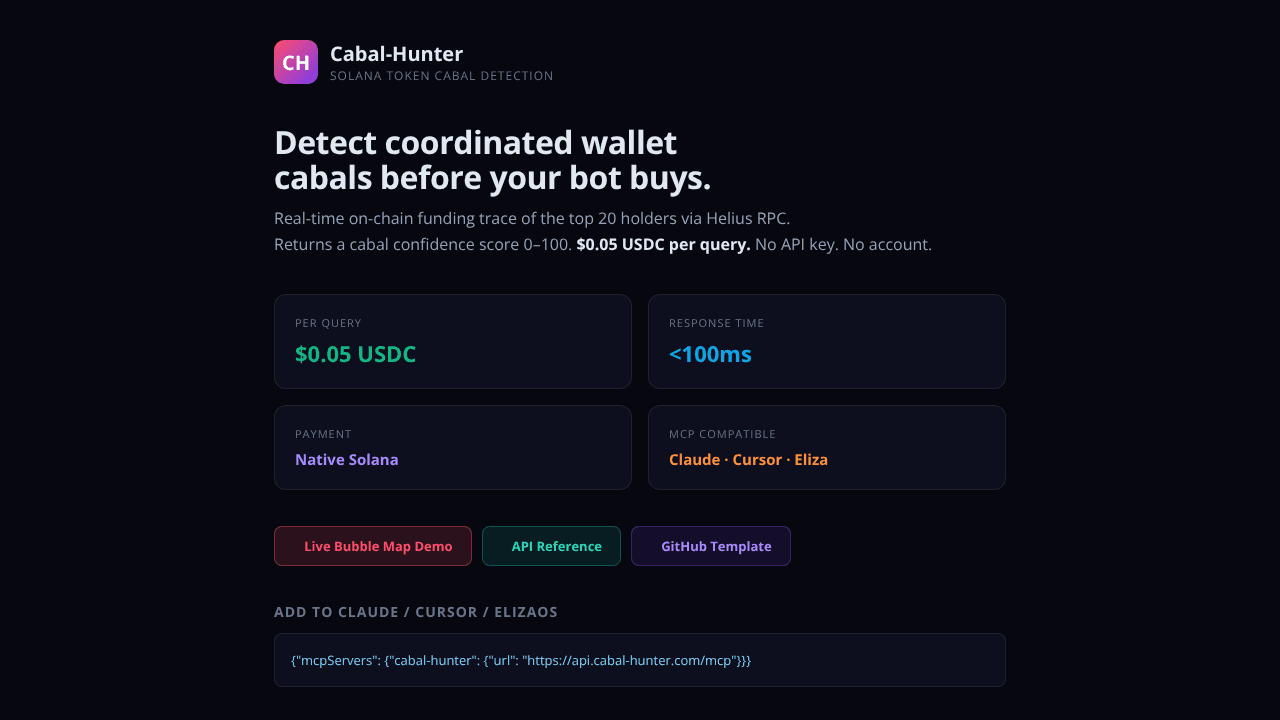 Cabal-Hunter website screenshot