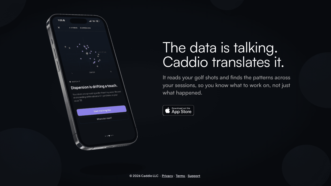Caddio website screenshot