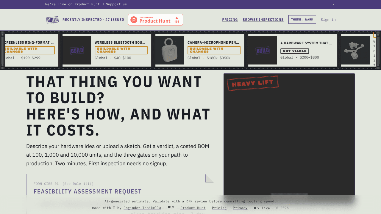 canitbebuilt website screenshot