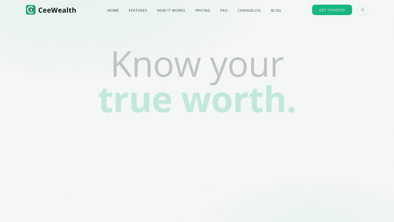 CeeWealth website screenshot