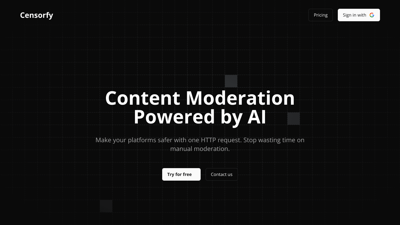 Censorfy - AI Content Moderation
