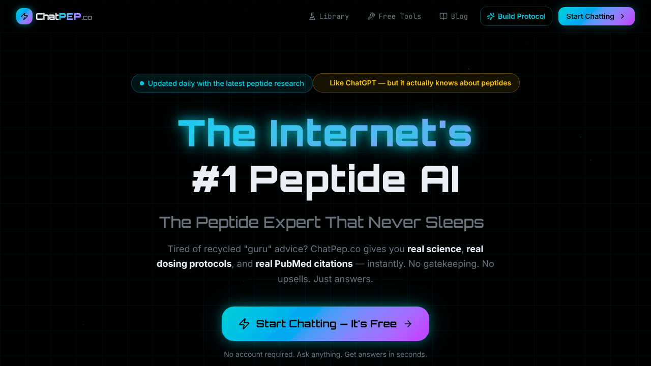 ChatPEP website screenshot