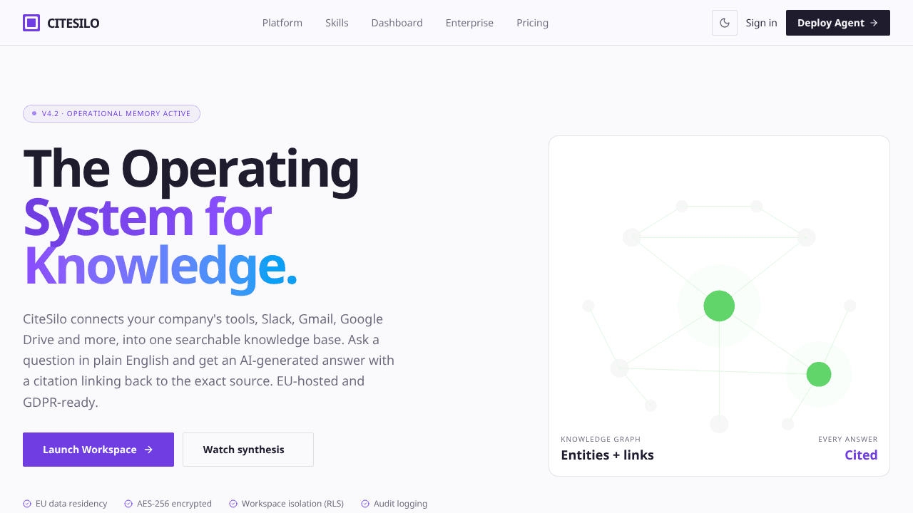 Citesilo website screenshot