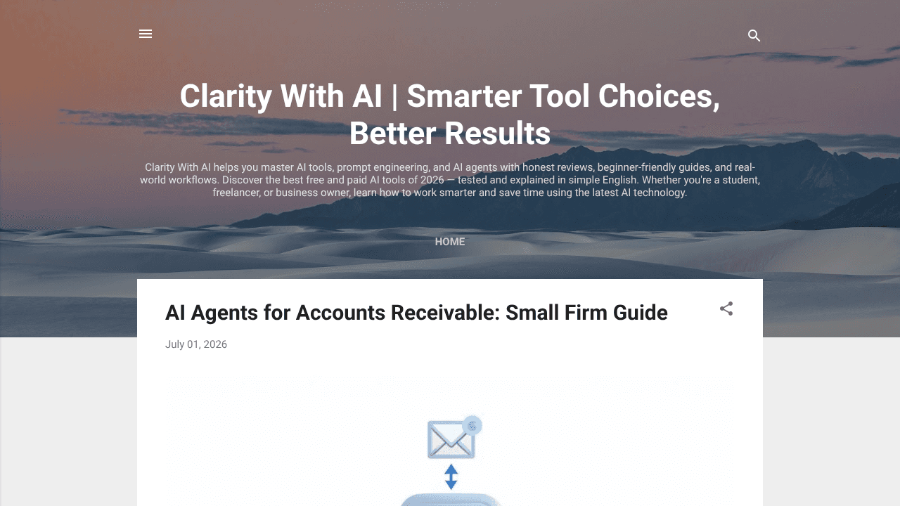 Clarity With AI website screenshot