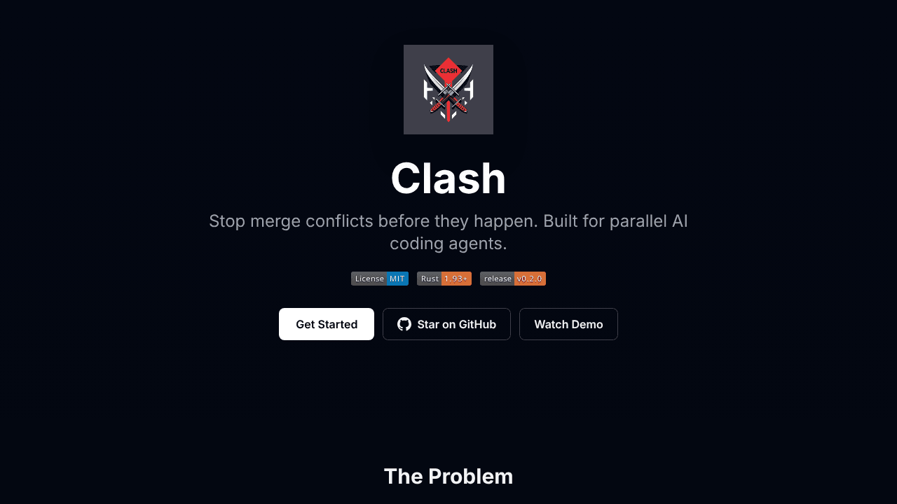Clash website screenshot