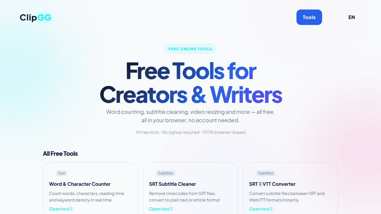 ClipGG website screenshot