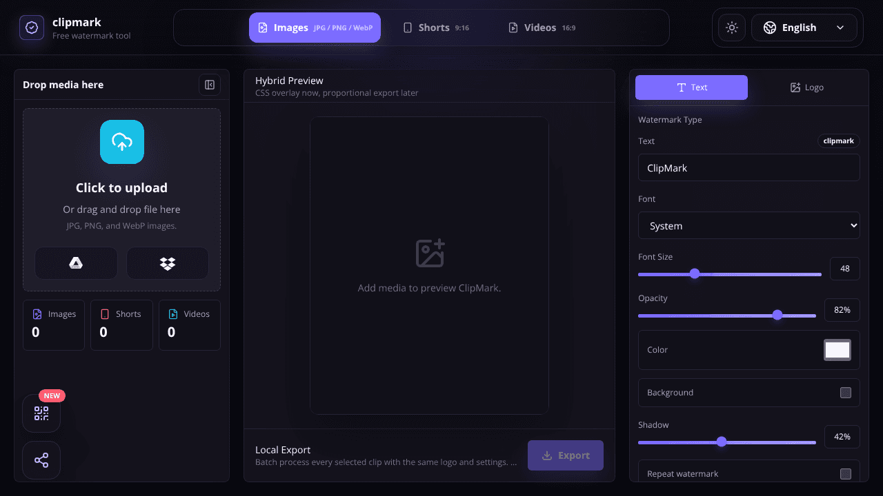 ClipMark website screenshot