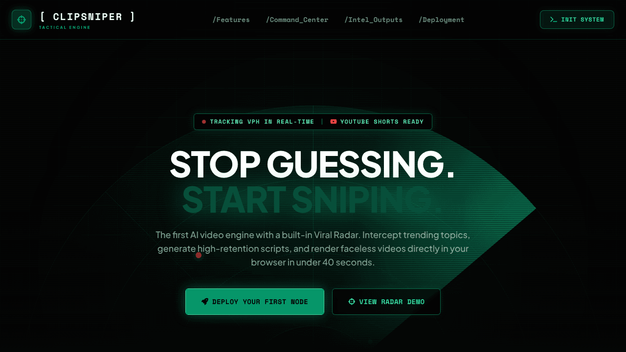 clipsniper website screenshot