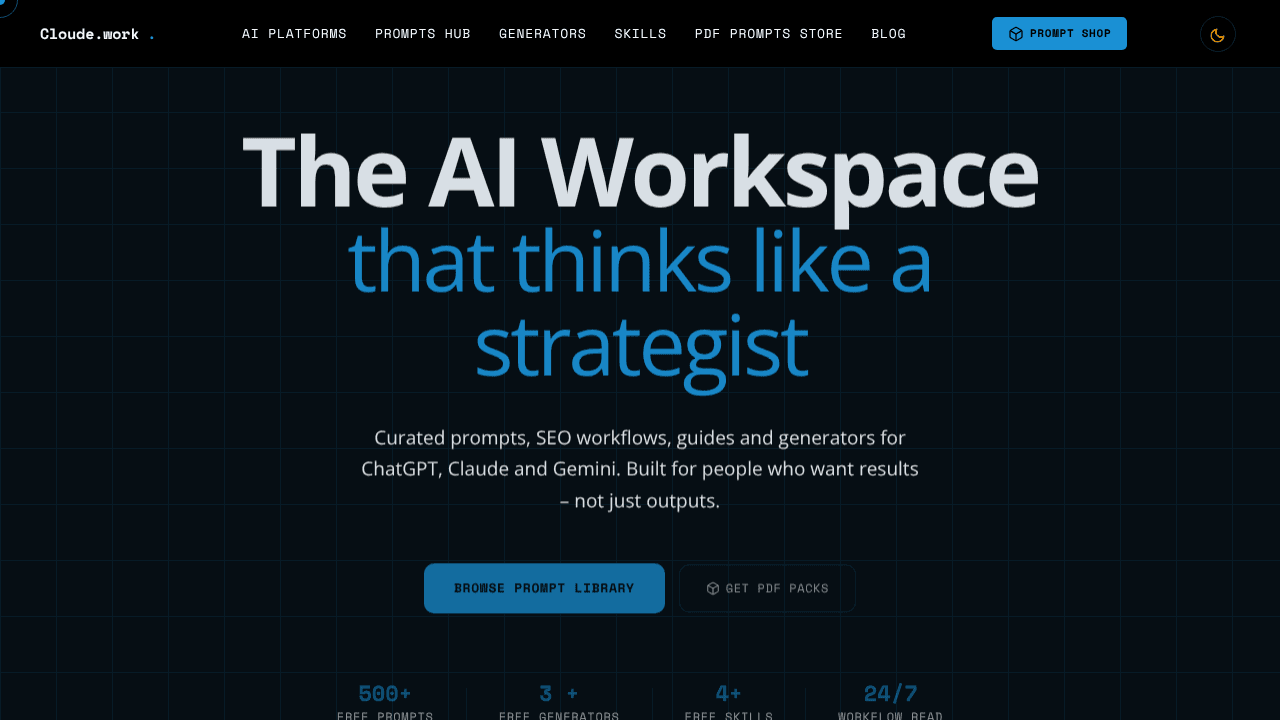 cloud.work website screenshot