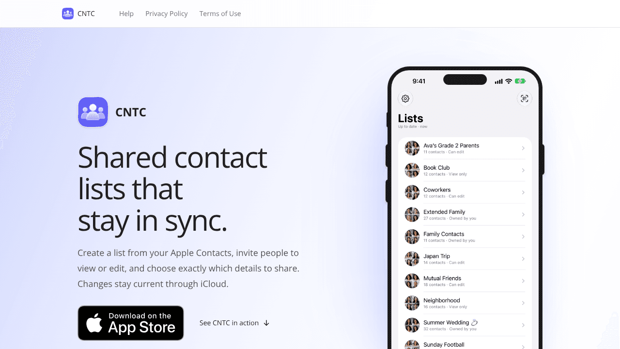 CNTC website screenshot