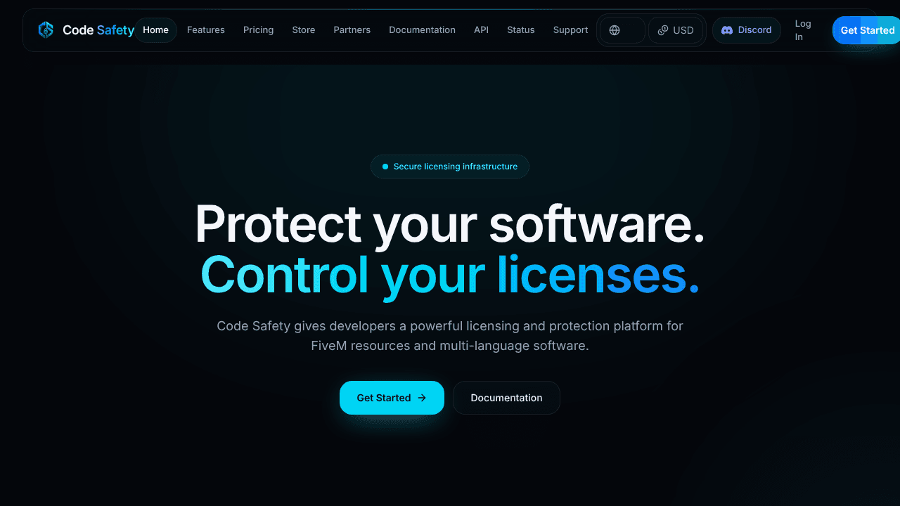 Code Safety website screenshot