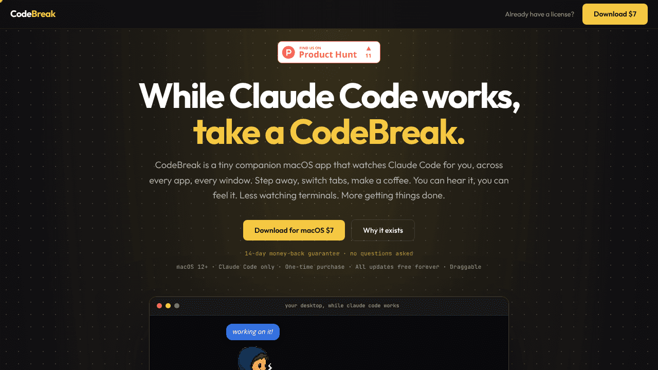 CodeBreak website screenshot
