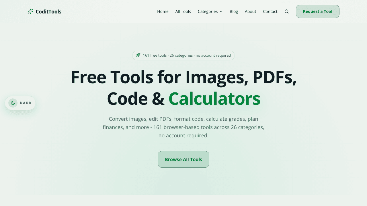 CoditTools website screenshot