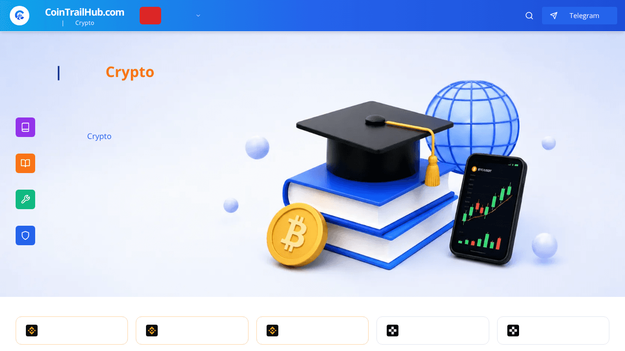 CoinTrailHub website screenshot