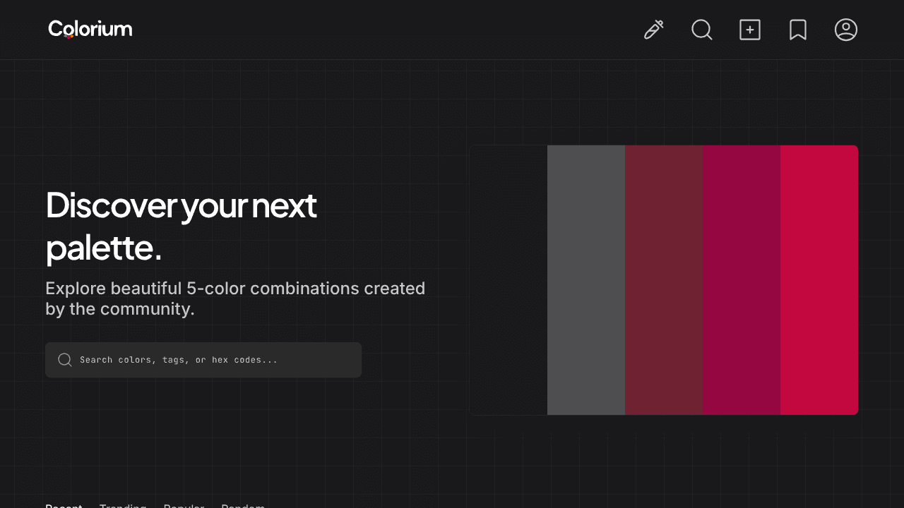 Colorium website screenshot