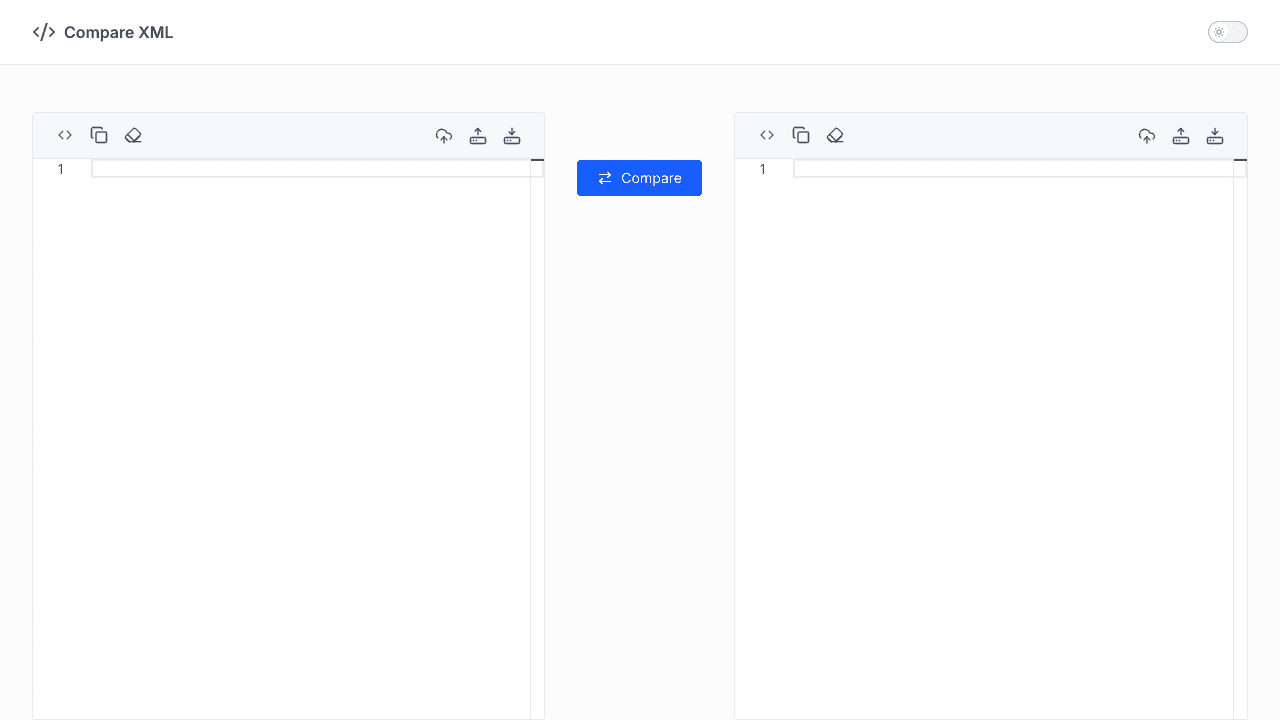 Compare XML