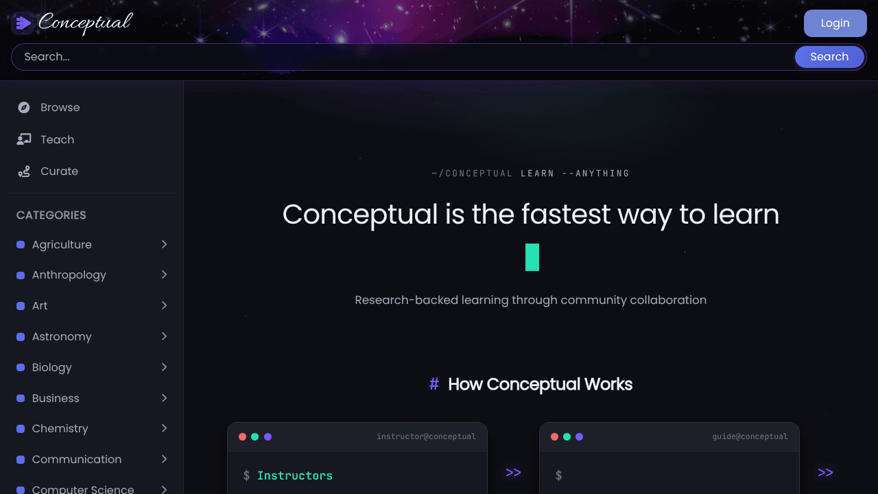 Conceptual.fyi website screenshot