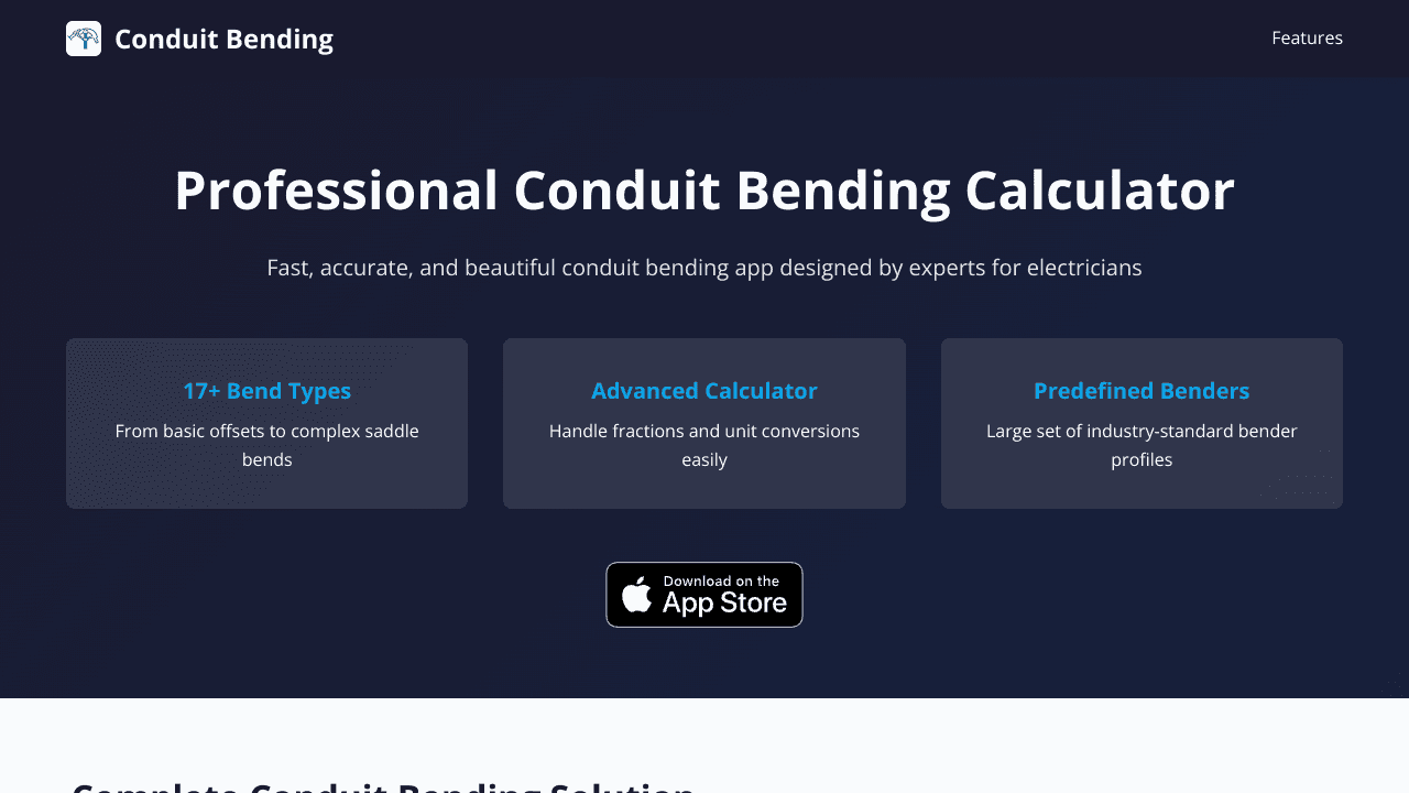 Conduit Bending