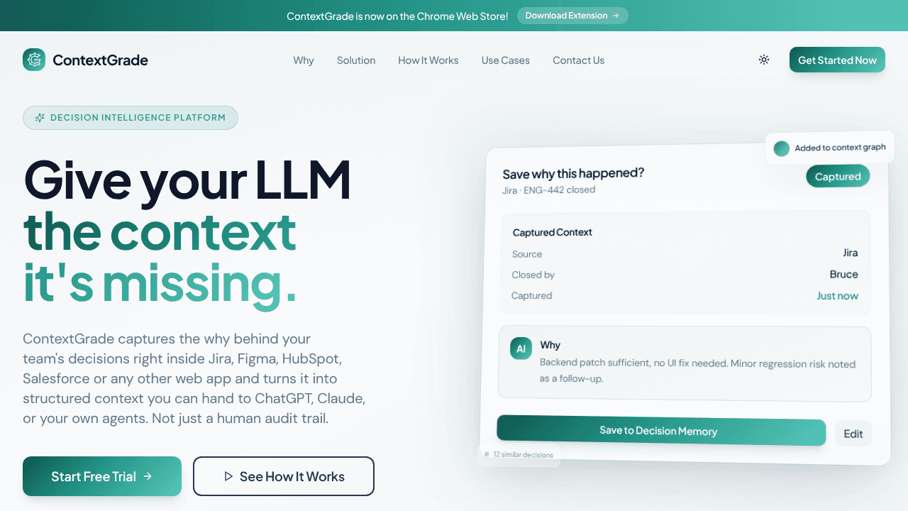 ContextGrade website screenshot