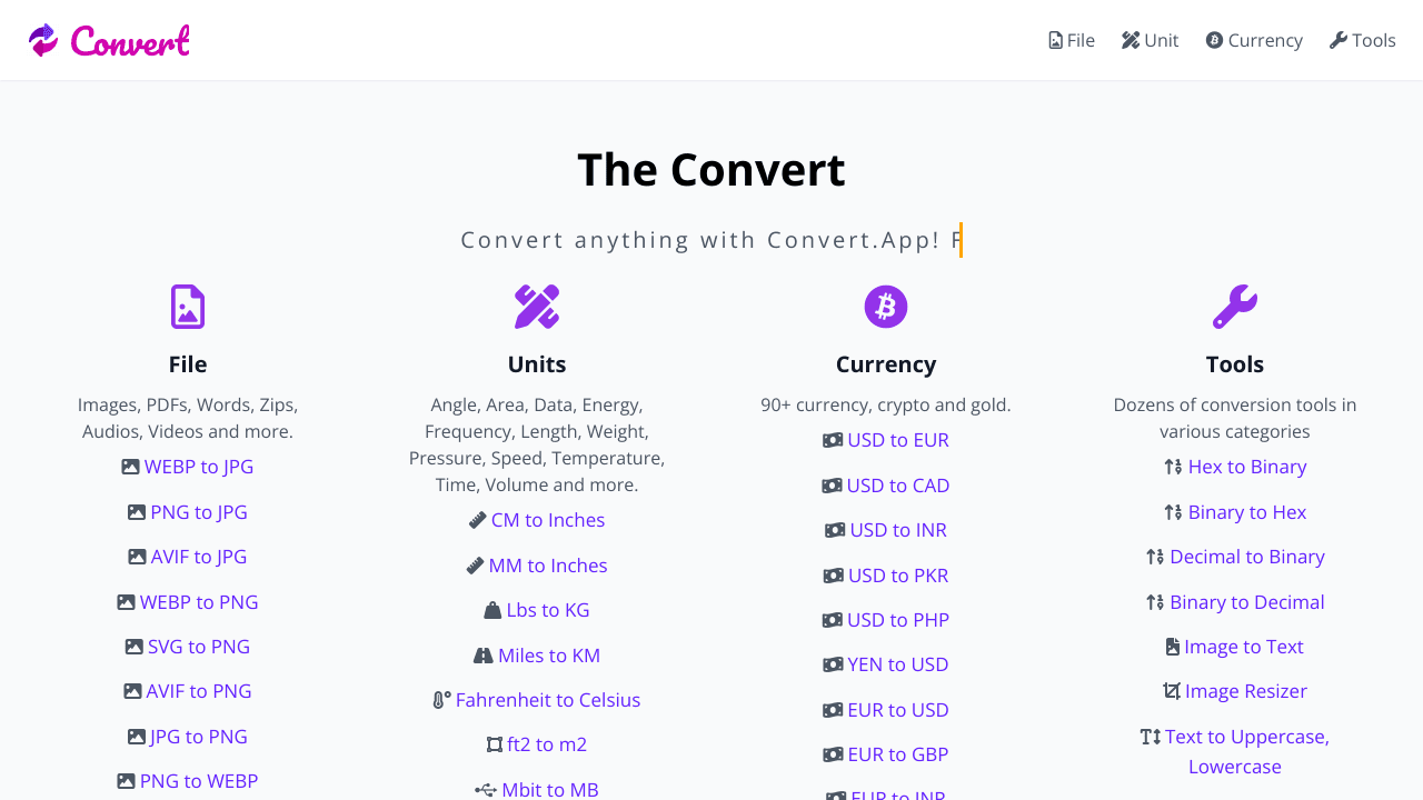 Convert
