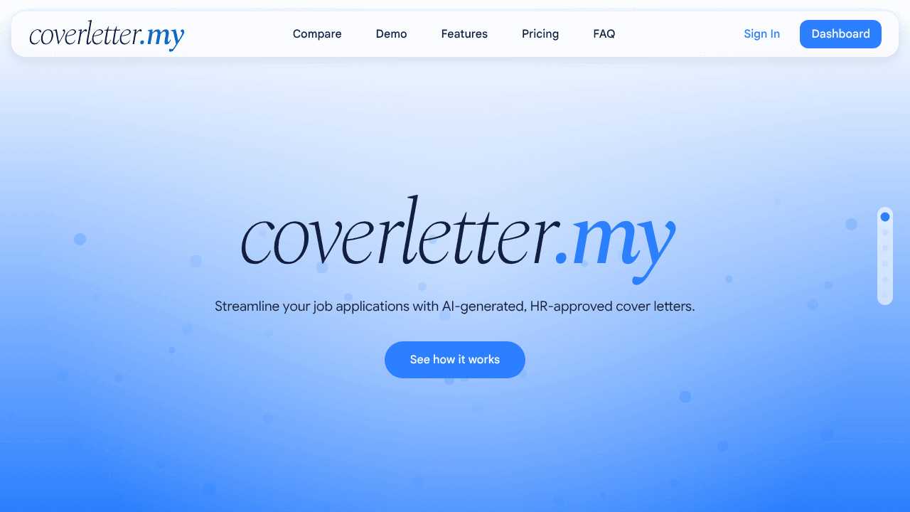 coverletter.my website screenshot