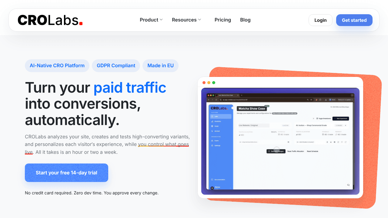 CROLabs website screenshot