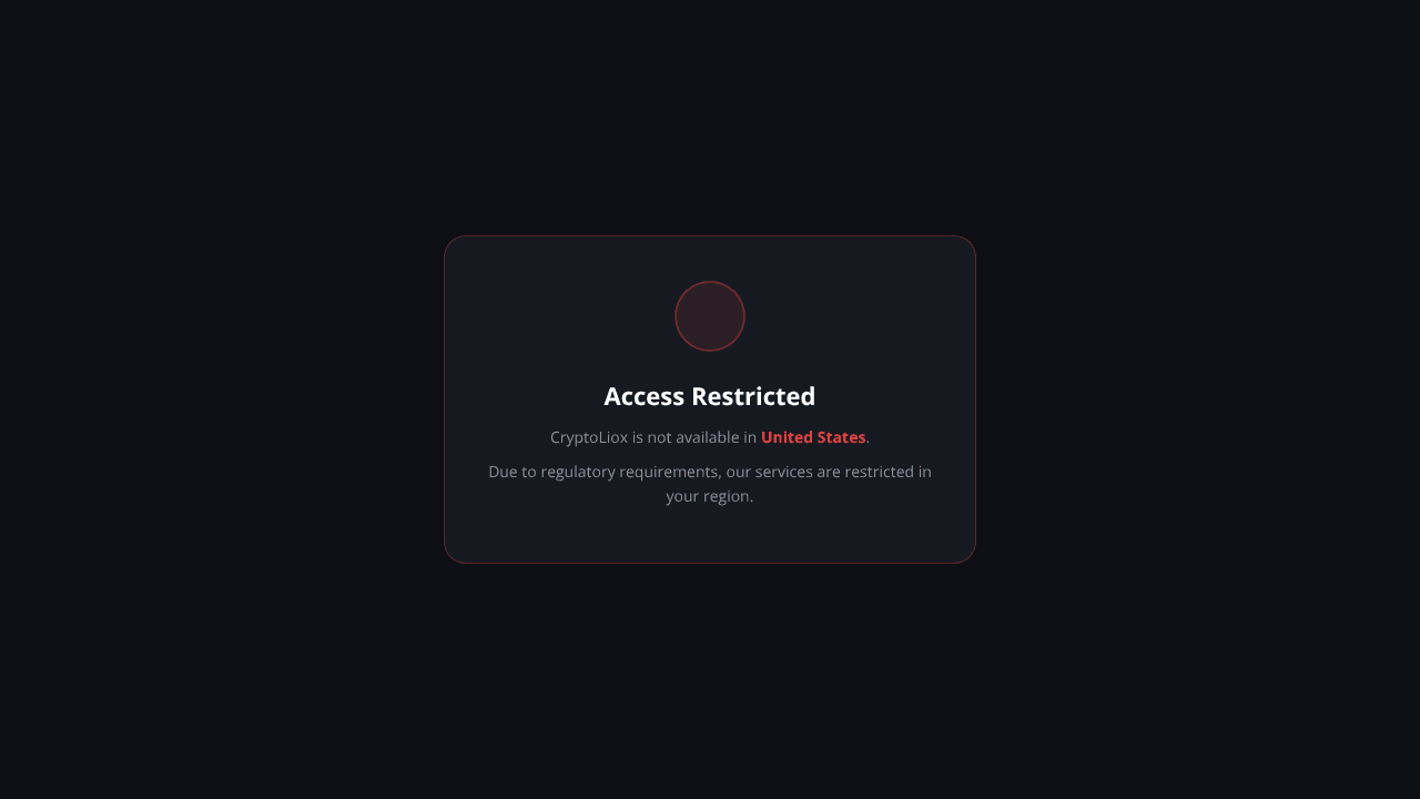 CryptoLiox website screenshot