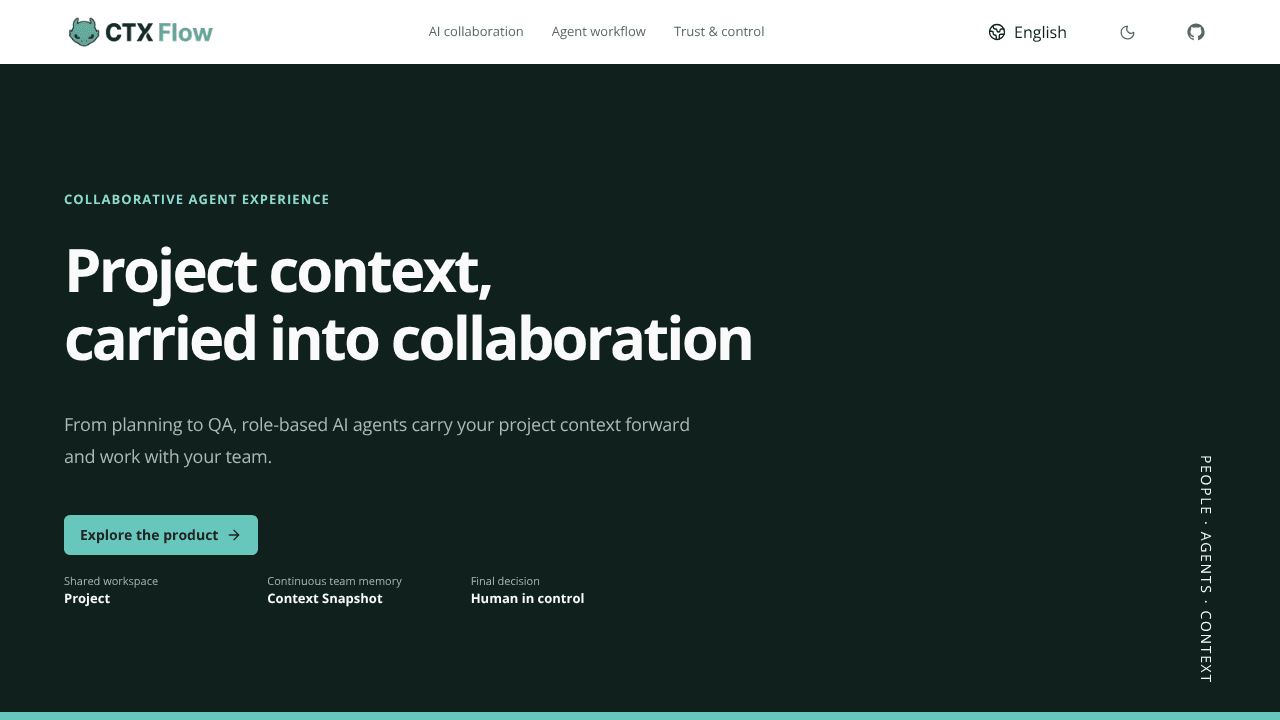 CTX Flow website screenshot