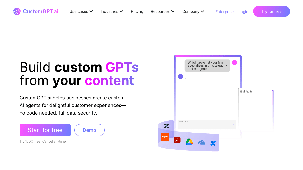 CustomGPT.ai Researcher